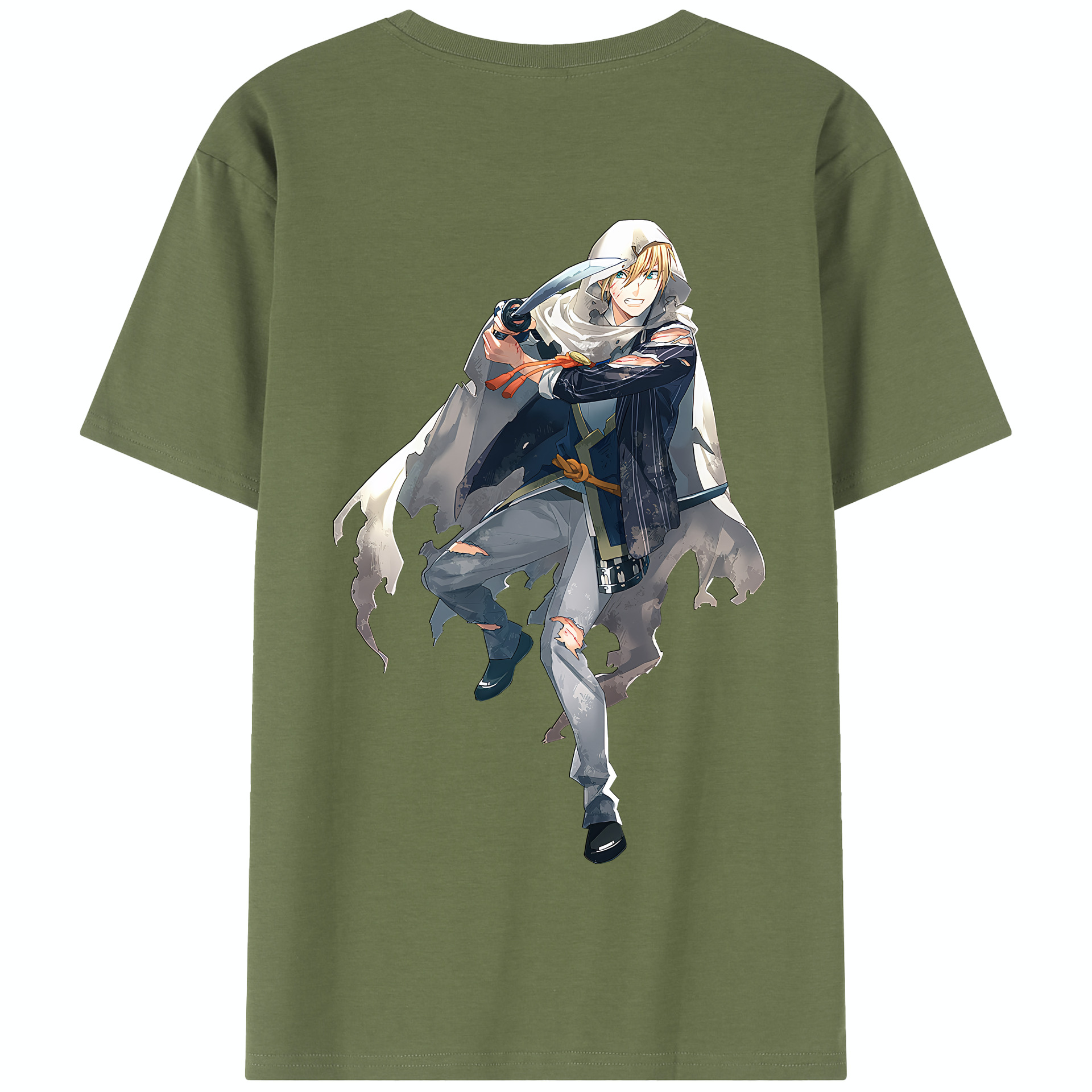 （画像用） 刀剣乱舞 Touken Ranbu 綿100％半袖Tシャツ（背面プリント）